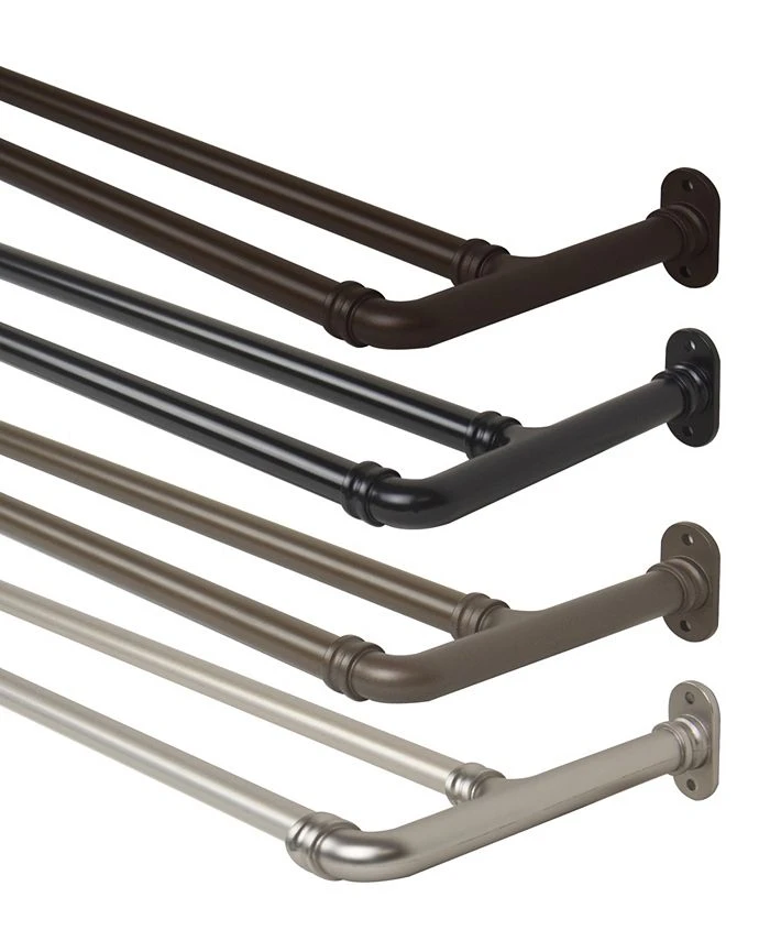 Rod Desyne 5/8 Double Blackout Curtain Rod 28-48 3 Rod Desyne 5/8 Double Blackout Curtain Rod 28-48