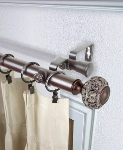 Rod Desyne Elsie 1 Double Curtain Rod 160-240 -Chic Home Store 18924553 fpx