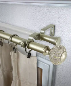 Rod Desyne Elsie 1 Double Curtain Rod 160-240 -Chic Home Store 18924589 fpx