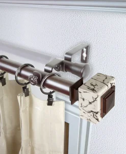 Rod Desyne Willis 1 Double Curtain Rod 48-84 -Chic Home Store 18924620 fpx