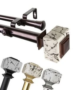 Rod Desyne Willis 1 Double Curtain Rod 66-120 -Chic Home Store 18934398 fpx