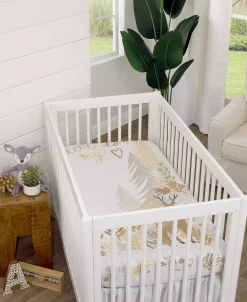 Macy's Deer To My Heart Tree Leaf Photo Op Fitted Crib Sheet -Chic Home Store 18998690 fpx