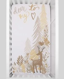 Macy's Deer To My Heart Tree Leaf Photo Op Fitted Crib Sheet -Chic Home Store 18998691 fpx