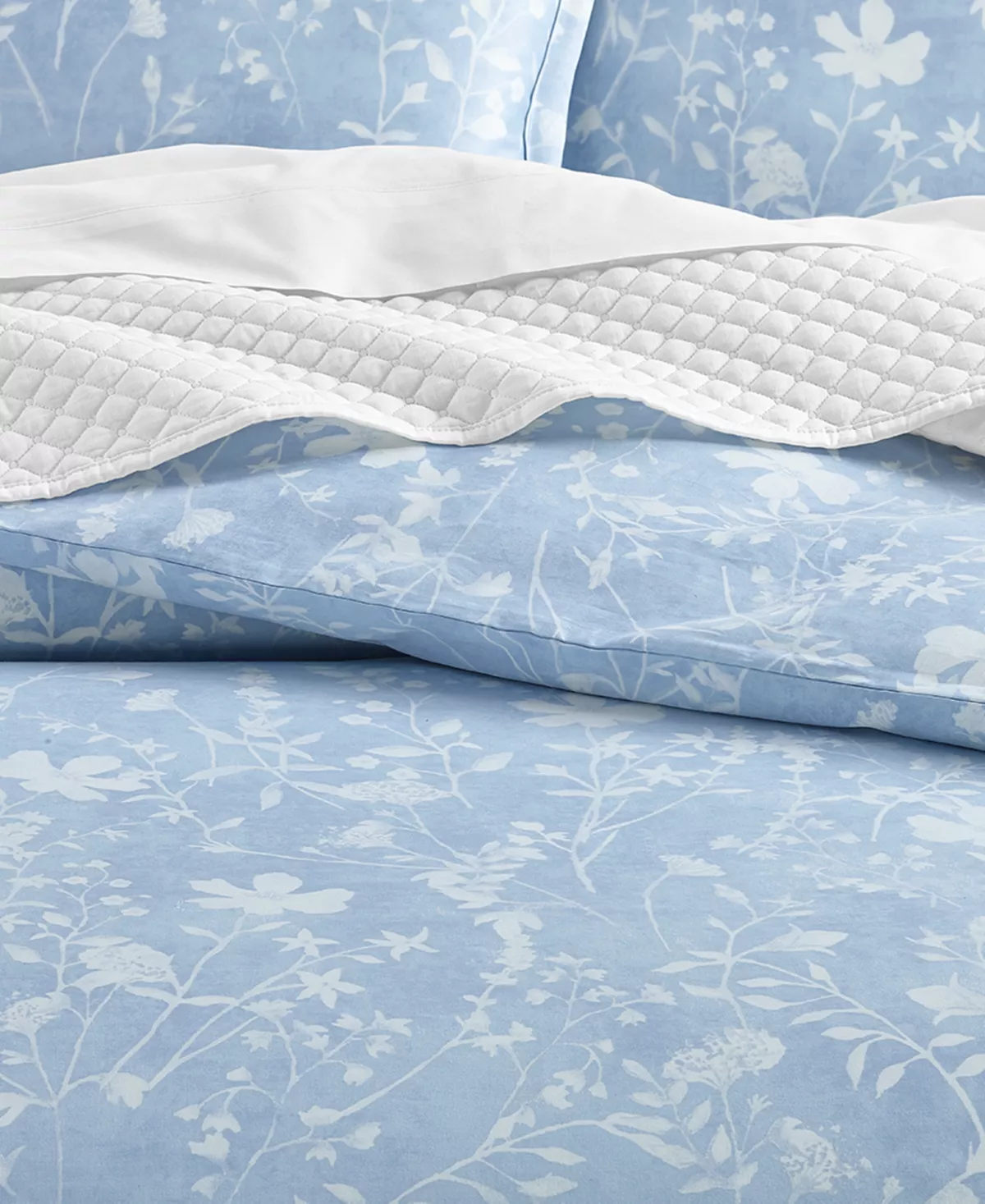 Charter Club Sleep Luxe Pressed Flowers 3-Pc. Comforter Set, Full/Queen, Created For Macy's 6 Charter Club Sleep Luxe Pressed Flowers 3-Pc. Comforter Set, Full/Queen, Created For Macy's - Image 4
