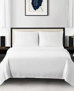 Anne Klein Reverie 4-Piece Solid Sheet Set, Full -Chic Home Store 19197456 fpx