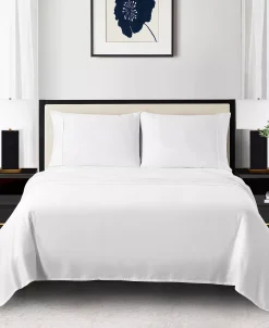 Anne Klein Reverie 4-Piece Solid Sheet Set, Full -Chic Home Store 19197459 fpx