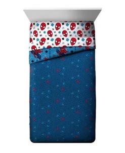 Spider-Man Burst Full Sheet Set, 4 Pieces -Chic Home Store 19354536 fpx
