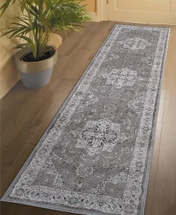 KM Home Largo Isfahan 2'3 X 7'7 Runner Area Rug -Chic Home Store 19399794 fpx