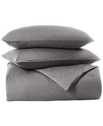 Oake Crinkle Matelasse 3-Pc. Comforter Set, Full/Queen, Created For Macy's 7 Oake Crinkle Matelasse 3-Pc. Comforter Set, Full/Queen, Created For Macy's - Image 5