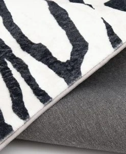 KM Home Velvet Touch Zebra 5'3 X 8'6 Area Rug -Chic Home Store 21101454 fpx