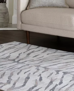 KM Home Velvet Touch Zebra Area Rug -Chic Home Store 21101511 fpx