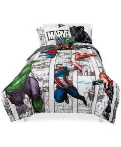 Disney Avengers Comic Punch 6-Pc. Twin Comforter Set