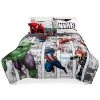 Disney Avengers Comic Punch 8-Pc. Full Comforter Set -Chic Home Store 21178916 fpx