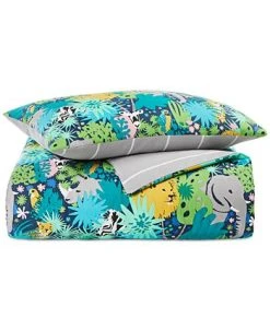 Charter Club Kids Jungle 2-Pc. Cotton Comforter Set, Twin/Twin XL, Created For Macy's -Chic Home Store 21323210 fpx