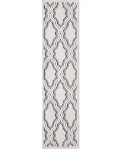 My Texas House Cotton Blossom Trellis 1'11 X 7'6 Runner Area Rug