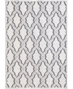 My Texas House Cotton Blossom Trellis 3'11 X 5'5 Area Rug