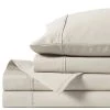 Anne Klein Reverie Cotton Under 200-Thread Count 4 Piece Full Solid Sheet Set 1 Anne Klein Reverie Cotton Under 200-Thread Count 4 Piece Full Solid Sheet Set -Chic Home Store 21772156 fpx