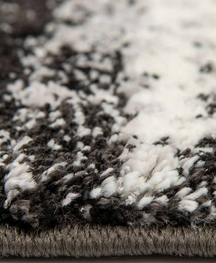 KM Home Leisure Haven Shadow 2'3 X 7'7 Runner Area Rug 7 KM Home Leisure Haven Shadow 2'3 X 7'7 Runner Area Rug - Image 5