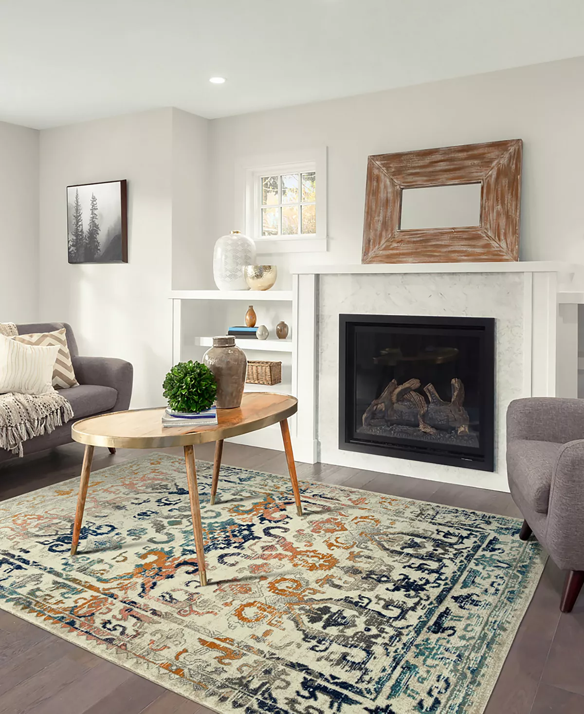 Kaleen CLOSEOUT! Ania ANA03 5'3 X 7' Area Rug 8 Kaleen CLOSEOUT! Ania ANA03 5'3 X 7' Area Rug - Image 6