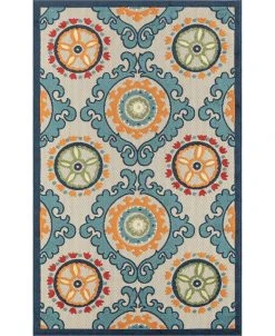 LR Home CLOSEOUT! Lanai LNI81811 3'6 X 5'6 Area Rug