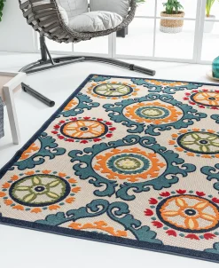 LR Home CLOSEOUT! Lanai LNI81811 3'6 X 5'6 Area Rug -Chic Home Store 22082242 fpx