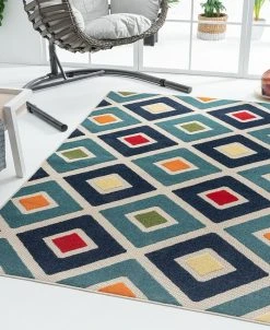 LR Home CLOSEOUT! Lanai LNI81816 5' X 8' Area Rug -Chic Home Store 22082336 fpx