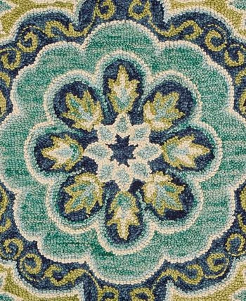 LR Home Adiance RDC54076 4' X 4' Round Area Rug 4 LR Home Adiance RDC54076 4' X 4' Round Area Rug - Image 2