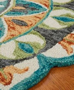 LR Home Adiance RDC54085 4' X 4' Round Area Rug -Chic Home Store 22083187 fpx