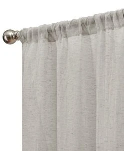 French Connection Arter Crushed Semi-Sheer Rod Pocket Window Panel Pair, 63 X 50 19 French Connection Arter Crushed Semi-Sheer Rod Pocket Window Panel Pair, 63 X 50 -Chic Home Store 22257697 fpx