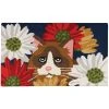 Nourison Cat With Daisies Hand Hooked Accent Rug, 18 X 30 -Chic Home Store 22261010 fpx