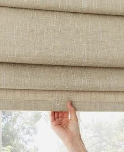 Sun Zero Pryer Textured 100% Blackout Cordless Roman Shade, 64 X 27 -Chic Home Store 22264241 fpx