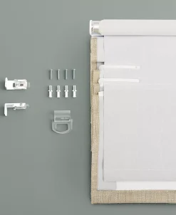 Sun Zero Pryer Textured 100% Blackout Cordless Roman Shade, 64 X 27 -Chic Home Store 22264243 fpx