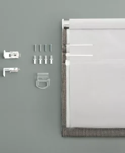 Sun Zero Pryer Textured 100% Blackout Cordless Roman Shade, 64 X 27 -Chic Home Store 22264253 fpx