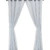 Jessica Simpson Everyn Sheer Embellished Grommet Window Curtain Panel Pair With Tiebacks, 52 X 84 1 Jessica Simpson Everyn Sheer Embellished Grommet Window Curtain Panel Pair With Tiebacks, 52 X 84 -Chic Home Store 22401983 fpx