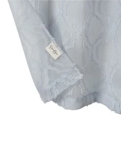 Jessica Simpson Everyn Sheer Embellished Grommet Window Curtain Panel Pair With Tiebacks, 52 X 84 -Chic Home Store 22401987 fpx