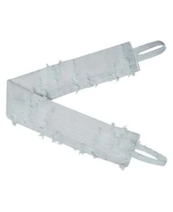 French Connection Ankie Embellished Sheer Tab Top Window Curtain Panel Pair With Tiebacks, 38 X 96 -Chic Home Store 22402166 fpx