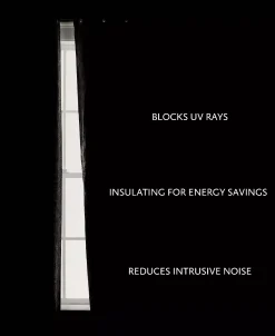 Jessica Simpson Faye Textured Blackout Grommet Window Curtain Panel Pair With Tiebacks, 38 X 84 -Chic Home Store 22402223 fpx