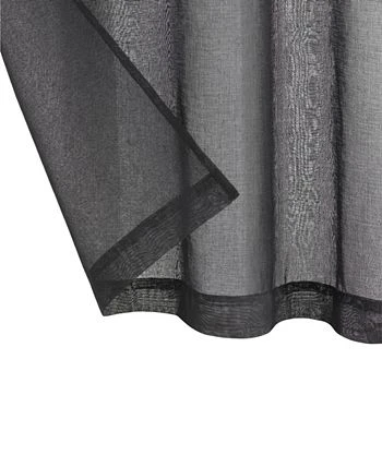 Jessica Simpson Milly Bling Sheer Tab Top Window Curtain Panel Pair With Tiebacks, 38 X 84 4 Jessica Simpson Milly Bling Sheer Tab Top Window Curtain Panel Pair With Tiebacks, 38 X 84 - Image 2