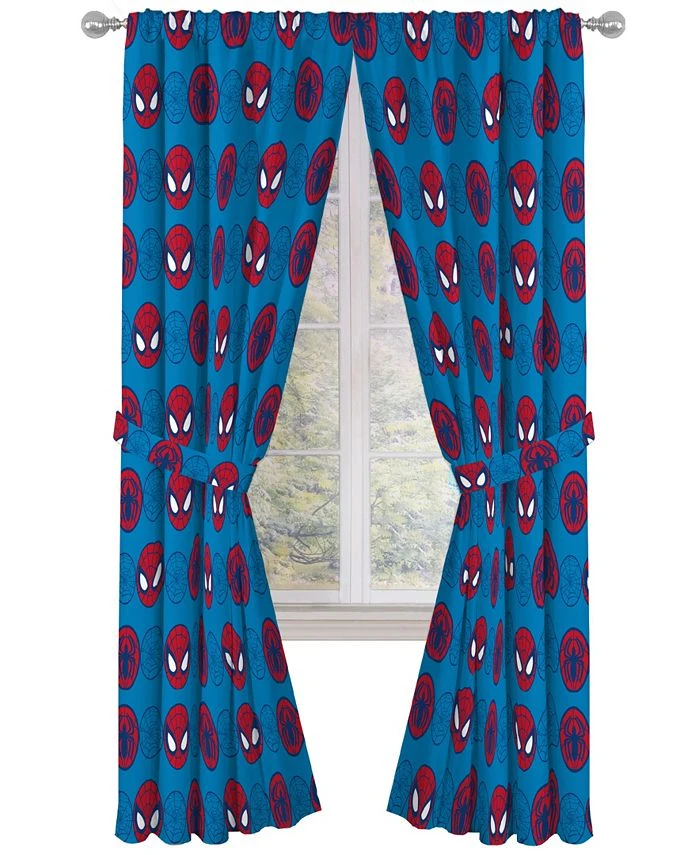 Super Hero Adventures Go Spidey Drapes, Set Of 2, 42 X 63 3 Super Hero Adventures Go Spidey Drapes, Set Of 2, 42 X 63