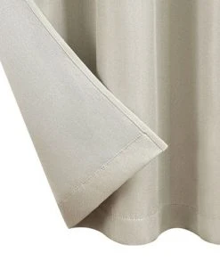 French Connection Tanner Thermal Woven Room Darkening Grommet Window Curtain Panel Pair With Tiebacks, 38 X 84 -Chic Home Store 22432230 fpx