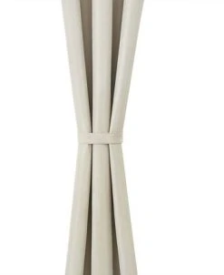 French Connection Tanner Thermal Woven Room Darkening Grommet Window Curtain Panel Pair With Tiebacks, 38 X 96 -Chic Home Store 22432240 fpx