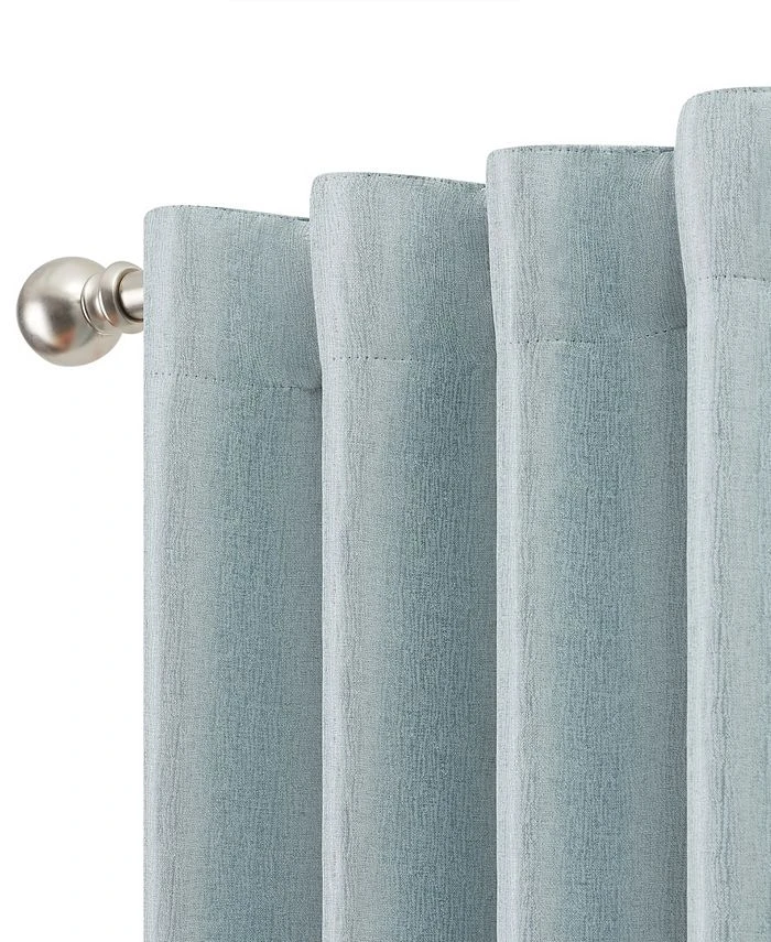 French Connection Val Thermal Woven Room Darkening Back Tab Window Curtain Panel Pair With Tiebacks, 38 X 96 6 French Connection Val Thermal Woven Room Darkening Back Tab Window Curtain Panel Pair With Tiebacks, 38 X 96 - Image 4