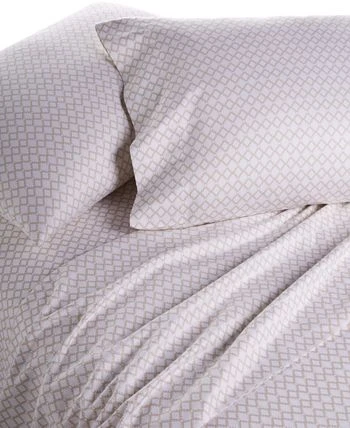 Charter Club Southwest Geometric Cotton 550-Thread Count 4-Pc. Twin Sheet Set, Created For Macy's 4 Charter Club Southwest Geometric Cotton 550-Thread Count 4-Pc. Twin Sheet Set, Created For Macy's - Image 2