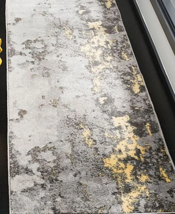 Safavieh Adirondack Grey And Yellow 2'6 X 10' Runner Area Rug 4 Safavieh Adirondack Grey And Yellow 2'6 X 10' Runner Area Rug - Image 2