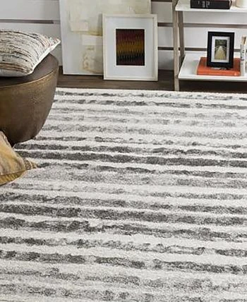 Safavieh Adirondack Ivory And Charcoal 8' X 8' Square Area Rug 4 Safavieh Adirondack Ivory And Charcoal 8' X 8' Square Area Rug - Image 2