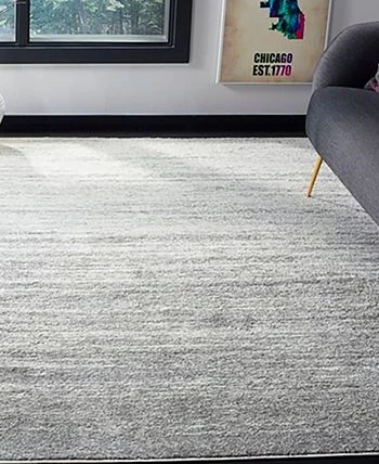 Safavieh Adirondack Ivory And Silver 8' X 8' Square Area Rug 4 Safavieh Adirondack Ivory And Silver 8' X 8' Square Area Rug - Image 2