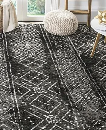 Safavieh Adirondack Black And Silver 5'1 X 7'6 Area Rug 4 Safavieh Adirondack Black And Silver 5'1 X 7'6 Area Rug - Image 2