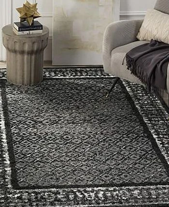 Safavieh Adirondack Black And Silver 4' X 6' Area Rug 4 Safavieh Adirondack Black And Silver 4' X 6' Area Rug - Image 2