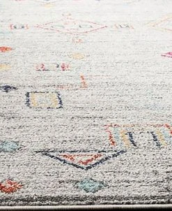 Safavieh Adirondack Light Gray And Red 6' X 6' Sisal Weave Square Area Rug -Chic Home Store 23302422 fpx