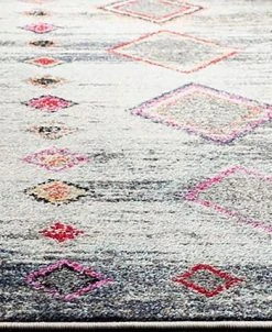 Safavieh Adirondack Light Gray And Red 6' X 6' Square Area Rug -Chic Home Store 23302441 fpx